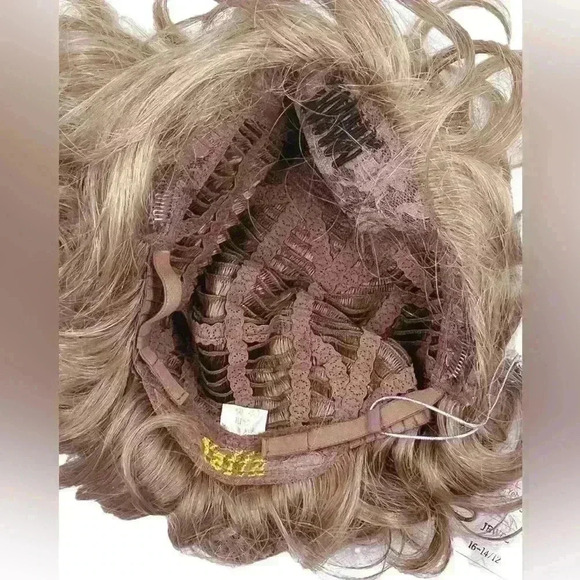 Yaffa Wig Human Hair Lace Front Sheitel Jewel 16-14/12 Atomic Vintage Retro Rad - Picture 11 of 12